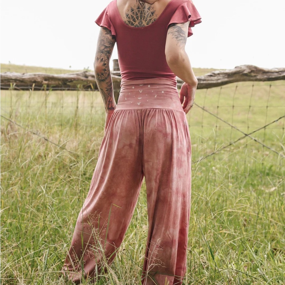 Purusha People Tie-Dye Genie Pants